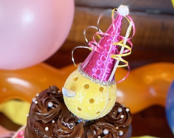 Pickleball Cake Decoration - Pickleball Party Decoration in Pink