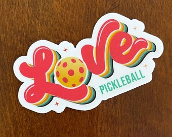 Pickleball Sticker - Love Pickleball