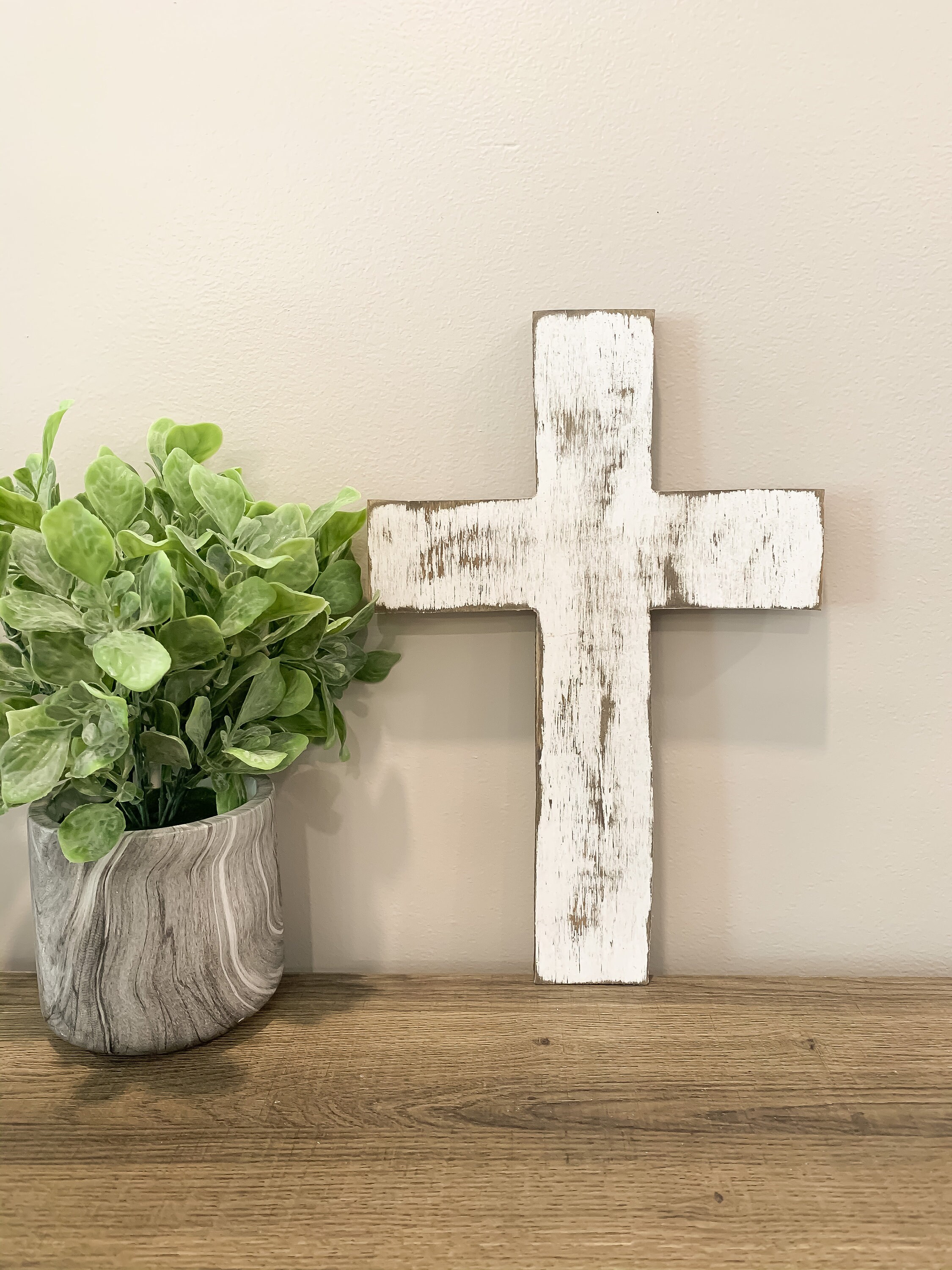 Rustic Cross Signs Distressed Rustic Cross / Distressed Cross Wall Sign / Cross Shelf Sign ...