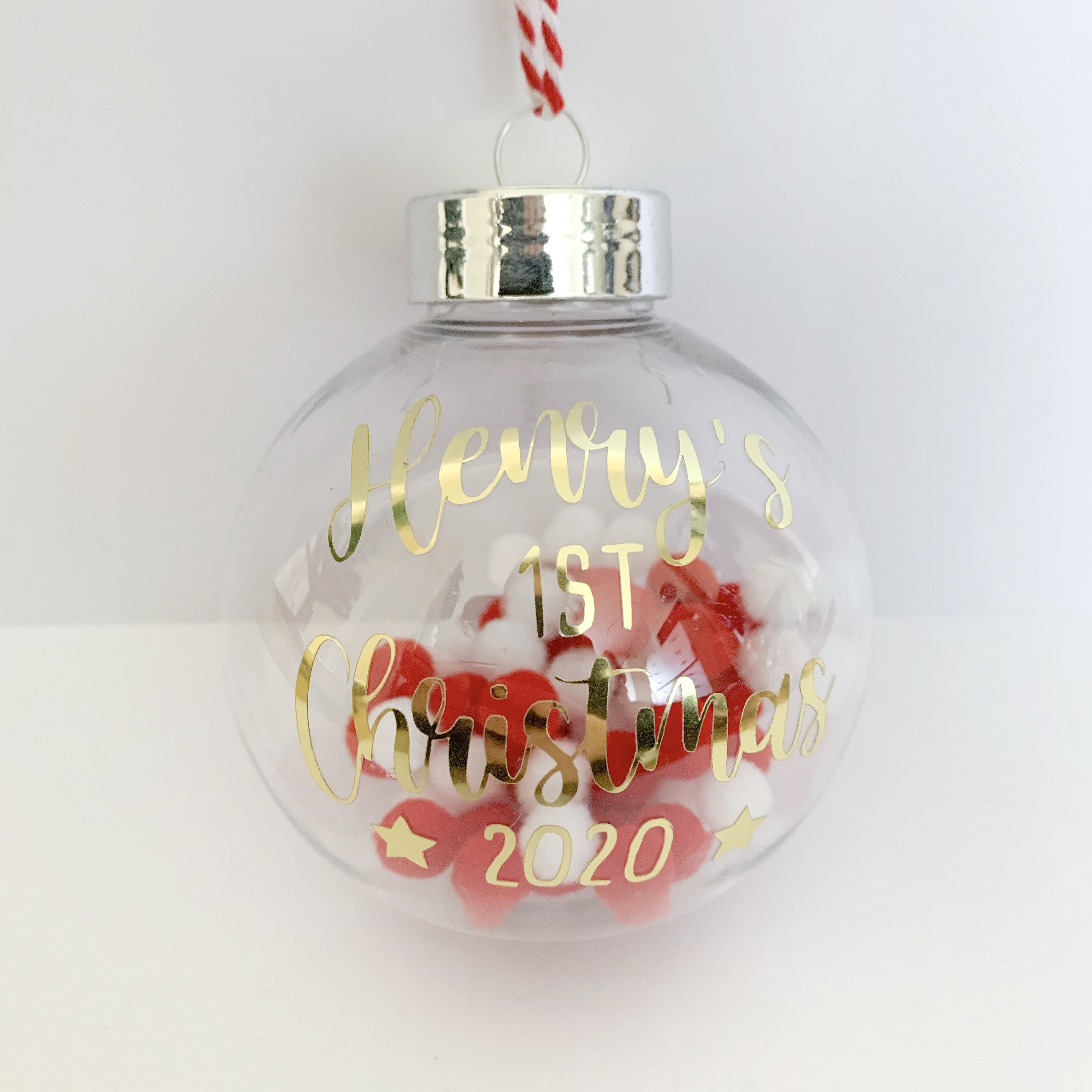 Personalised Christmas Baubles Christmas Tree Decoration Etsy