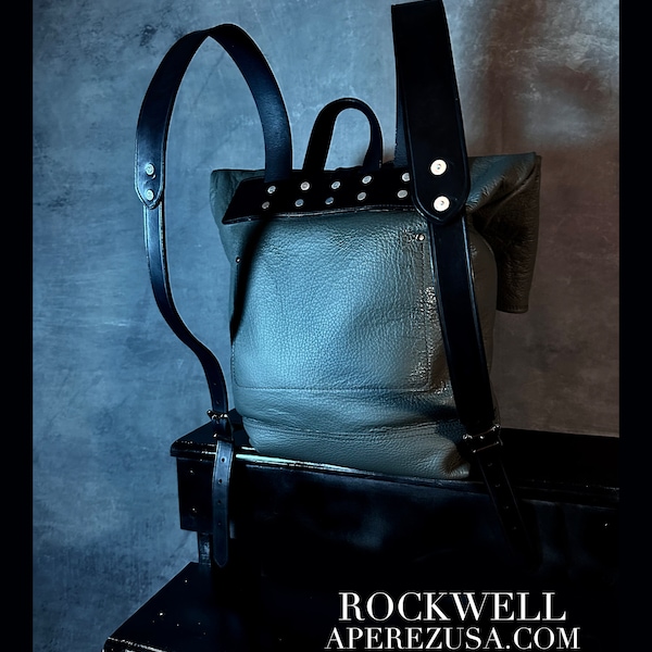 Leather backpack - Rockwell