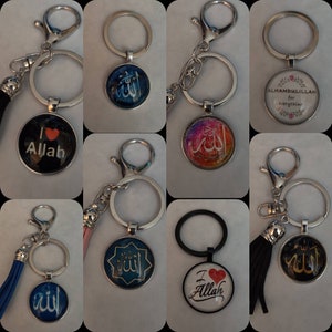Keychains (Variations) Muslim Keychains I love Allah
