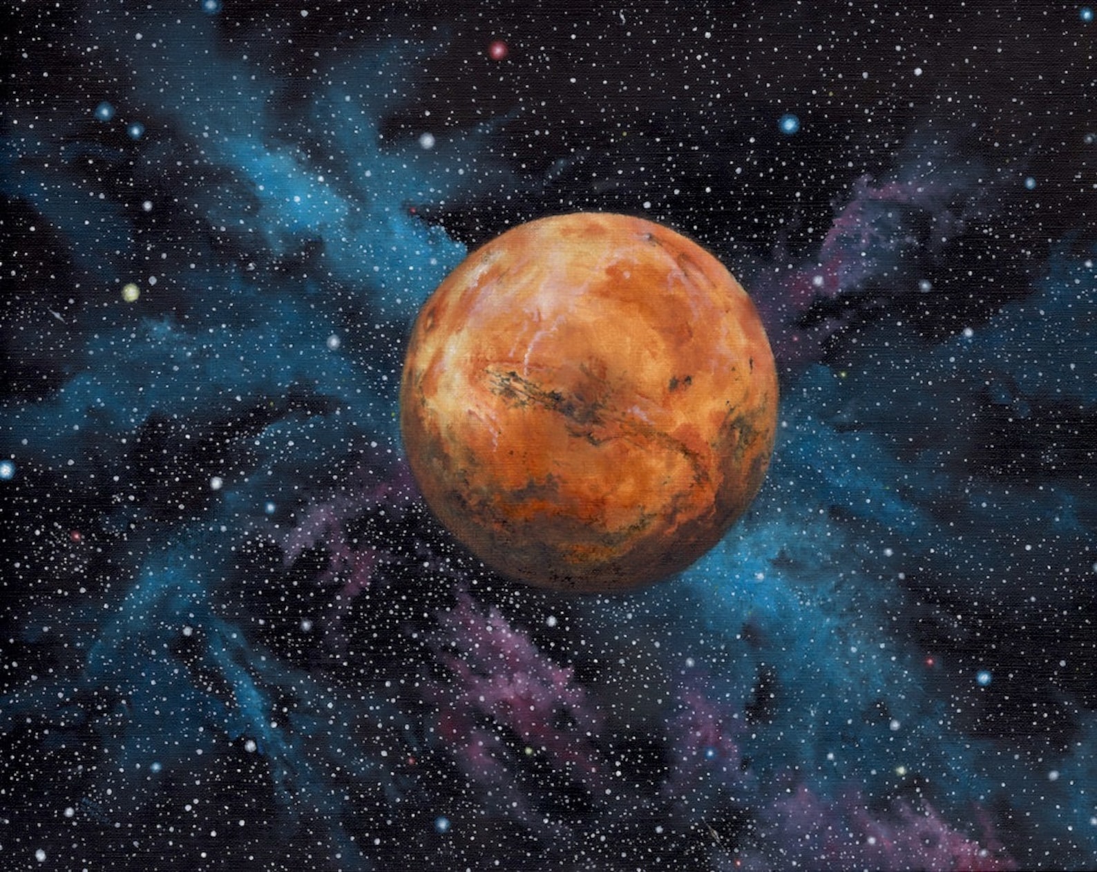 Printable Art mars and Stars Digital Download Etsy