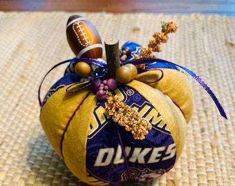 Handcrafted College Pumpkins #6