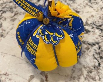 Handcrafted College Pumpkins #5