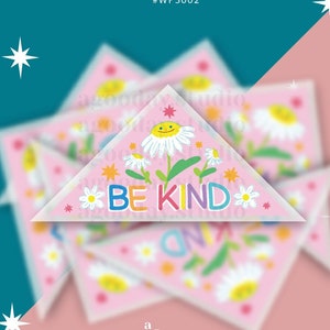 Adesivo in vinile impermeabile #WPS002 BE KIND / Adesivi Bullet Journal,Adesivi per album,Adesivi Planner,Bujo,Kawaii,Adesivi impermeabili