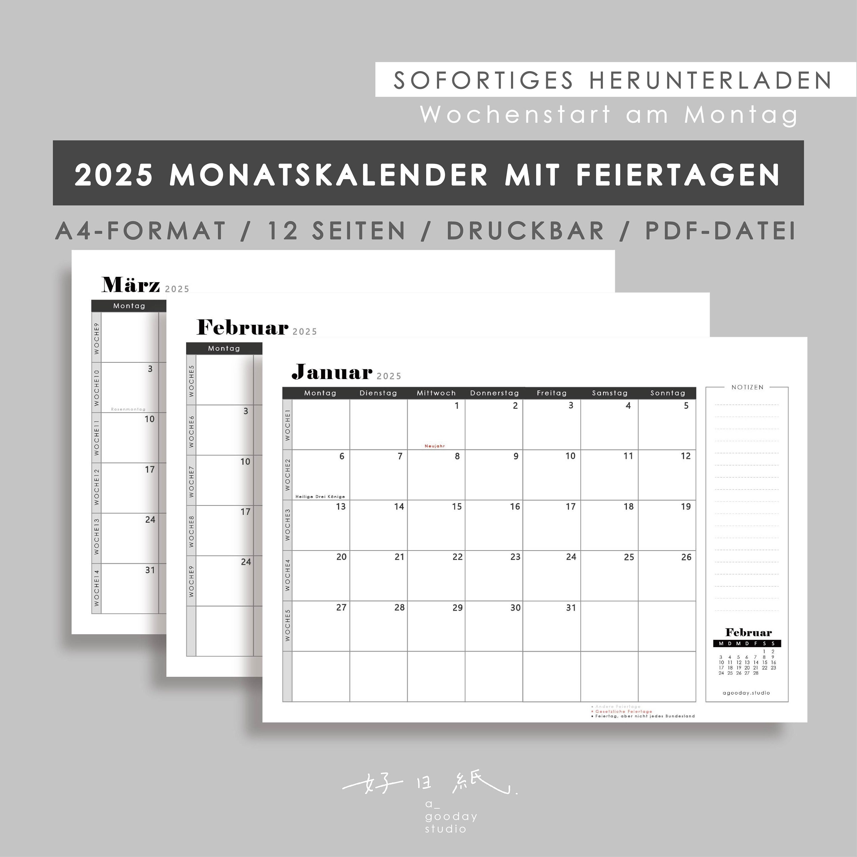 2022 yearly planner a4 size instant download printable pdf file