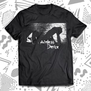 Aimless Device 80s Post Punk Coldwave T-Shirt, Asylum Party, Xymox, Sisters of Mercy, Nitzer Ebb, Bauhaus, Siouxsie, The Cure, Depeche Mode