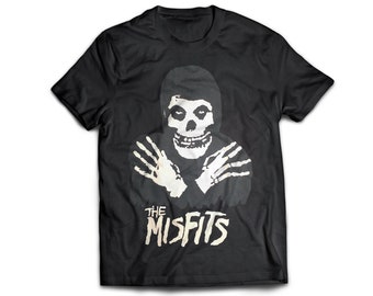 The Misfits Crimson Ghost Shirt, Black Flag, Minor Threat, Samhain, Danzig, Circle Jerks, Dead Boys, Ramones