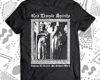 Red Temple Spirits 80s Post Punk T-Shirt, Death in June, Virgin Prunes, Sex Gang Children, Savage Republic, Christian Death, Alien Sex Fiend