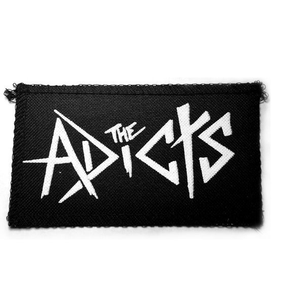 The Adicts Face 5.5" x 3" logo Patch, Black Flag, Bad Brains, The Misfits, Exploited, Circle Jerks, GBH, Ramones, Minor Threat