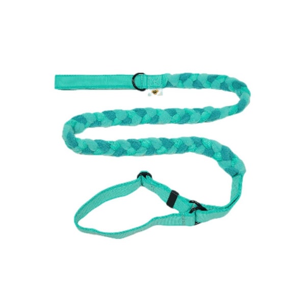 Agility braided competition leash for dogs - Agility dog - Dog lead - Leash with tug toy