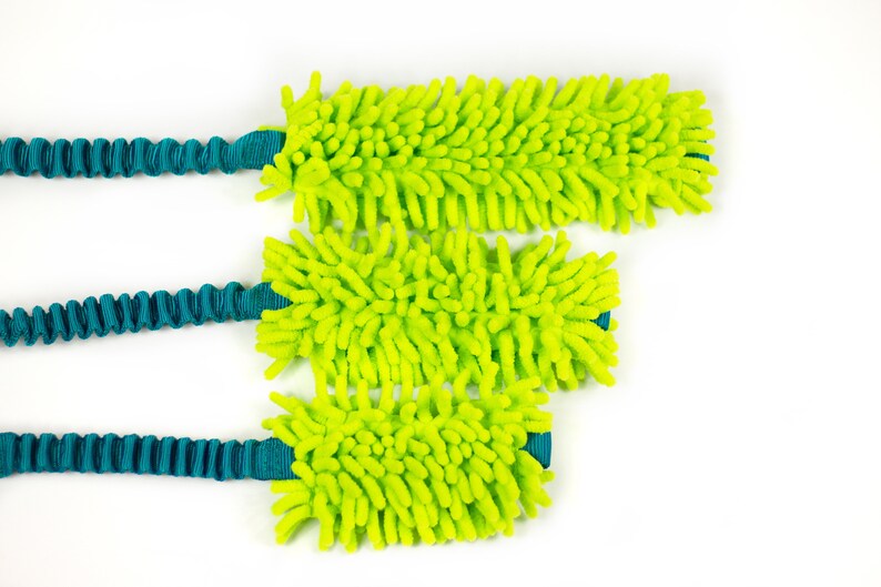 Mop dog toy Microfiber toy for dogs with bungee handle Etsy