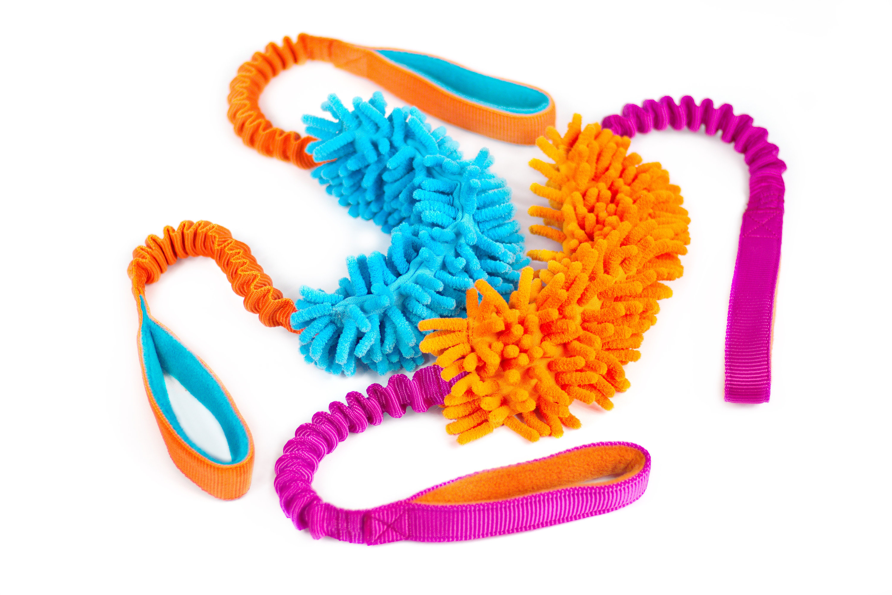 Microfiber Dog Toy Mop Toy for Dogs With Bungee Handle Etsy UK