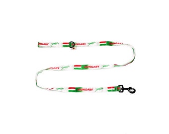 Leash for dogs HUNGARY - Durable leash for dogs - Dog lead national colors