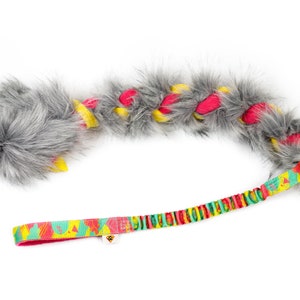 Tug toy for dogs braided dog toy Colorful toy for dogs Durable dog toy zdjęcie 3