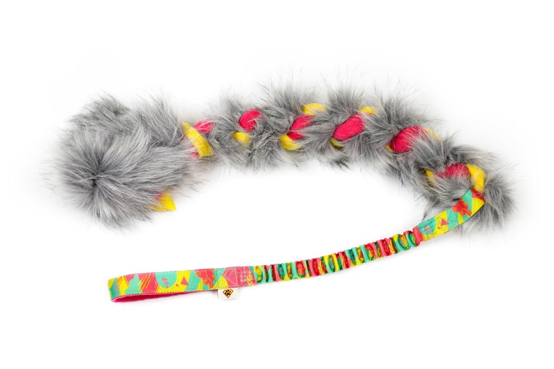 Tug toy for dogs braided dog toy Colorful toy for dogs Durable dog toy zdjęcie 3