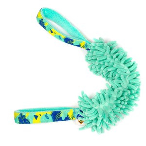 Moppspielzeug für Hunde mit Quietschern - Hundespielzeug mit zwei Griffen - Buntes Spielzeug für Hunde - Langlebiges Hundespielzeug
