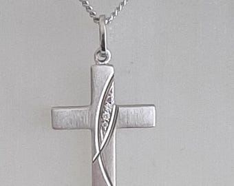 Cross pendant, Communion/Confirmation, 925 silver