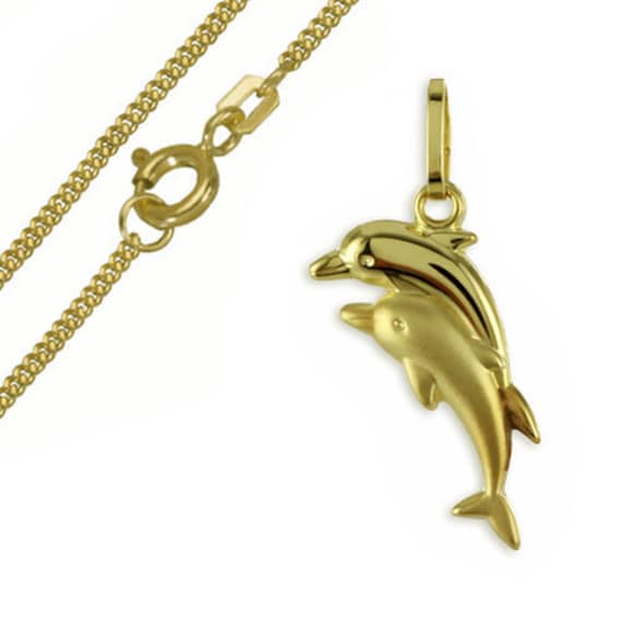 Single Dolphin Polished Sterling Silver Necklace - Your Choice Chain Included Single Dolphin Polished Sterling Silver Necklace - Your Choice Chain Included