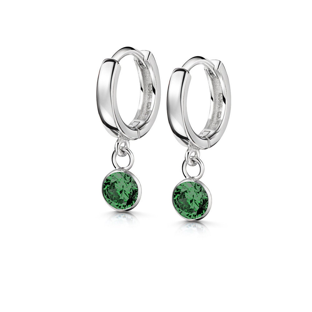 Orecchini Donna Stroili Punto Luce In Argento 925 Con Zirconi Verdi - Verre Gioielli