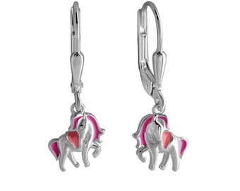 Horse earrings, 925 sterling silver, German made