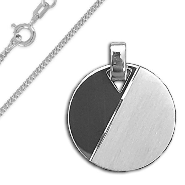 Collana Con Monetine Donna In Argento Sterling 925 - Girocollo Rotondo, 40+6 Cm, Wanda Plata