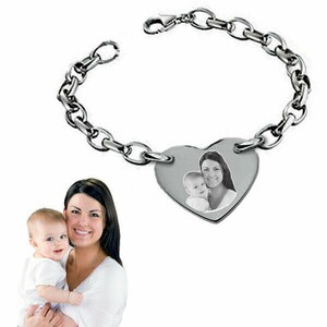 Bracelet Argent 925 Femme Cœur Ajustable Avec Cristal Vert - Bijou Élégant Et Romantique