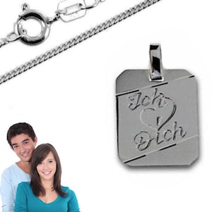 Partner/friendship necklace-silver 925-incl. engraving/5