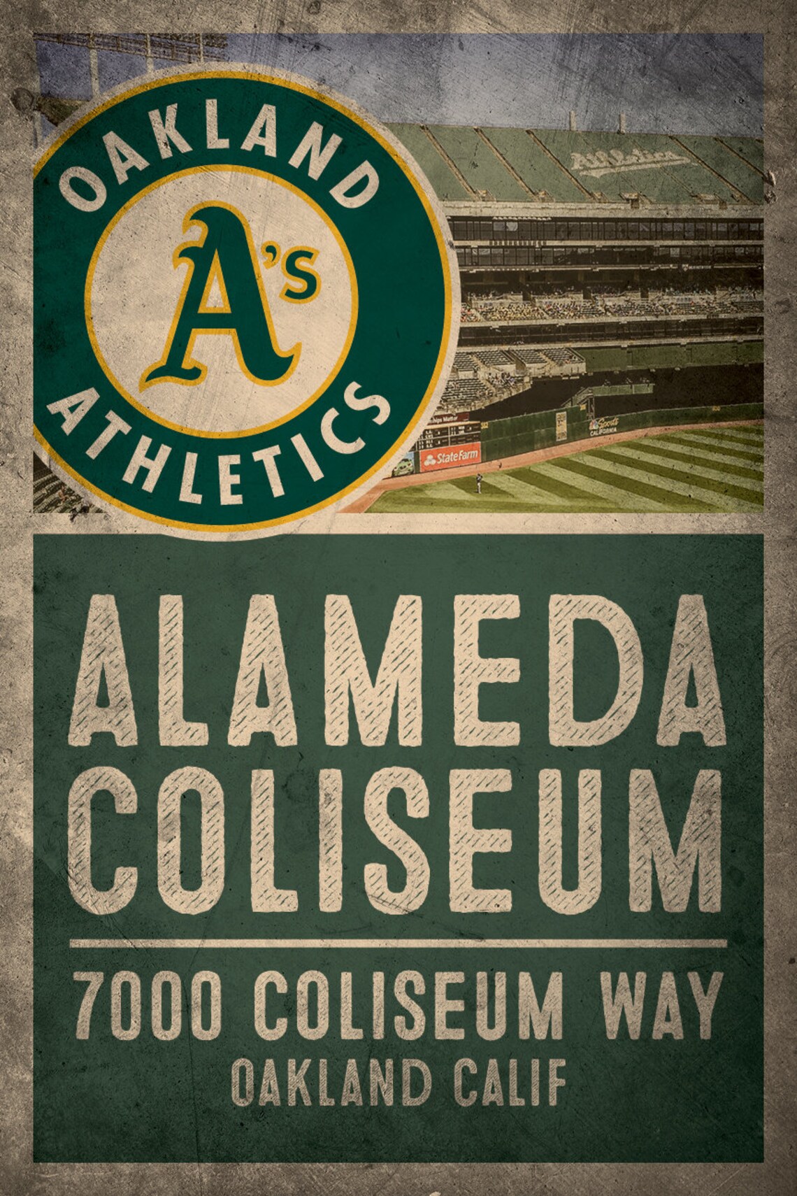 12x18 Oakland Athletics Printable Art Poster For Etsy 12x18-oakland-athletics-printable-art-poster-for-etsy