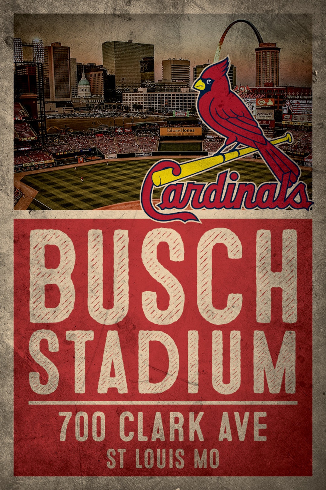 12x18 St. Louis Cardinals Printable Art Poster for 