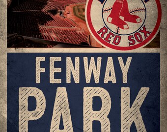12"x18" Boston Red Sox Printable Art Poster for your sports fan!