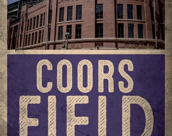 12"x18" Colorado Rockies Printable Art Poster for your sports fan!