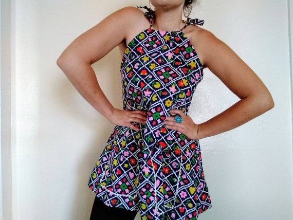 Adorable Handmade Vintage Dress Shorts Set
