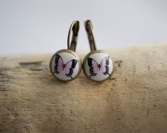 Boucles d’oreilles papillon 10 mm