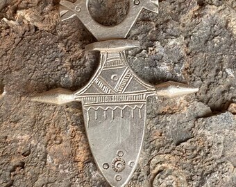 Cross of the Touareg, Niger, Iferouan, silver, old