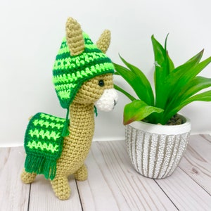 Crochet PDF Pattern Llama Alpaca knitted toy, amigurumi animal pattern, llama no drama, for beginners, tutorial, easy crochet pattern toy
