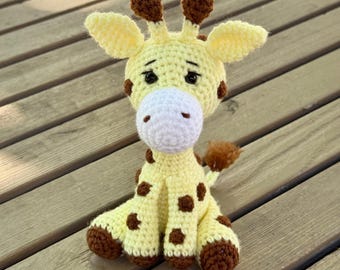 Crochet Giraffe Pattern: Amigurumi Stuffed Animal Tutorial (PDF Pattern)