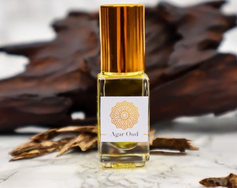 Agar Oud Perfume Oil: Handcrafted Organic Sweet Woody Scent