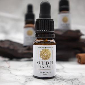 Oudh Gold Huile essentielle sensuelle de cannelle Safran Oud Oud Oudh Gold Diffuseur d'aromathérapie naturel Brûleur à huile Parfum Épicé Doux