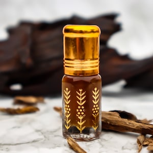 Huile de bois d'agar pure ORIGINE HINDI Huile d'attar naturel de qualité A Parfums orientaux aromatiques traditionnels Huile de parfum bio indienne