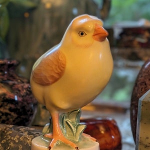Herend porcelain chick figurine.  Herend Hvngary signed #5034