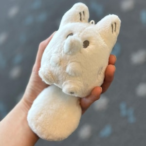 Anxiety Fox-knuffel: speelgoed met emotionele steun op zak met sleutelhanger