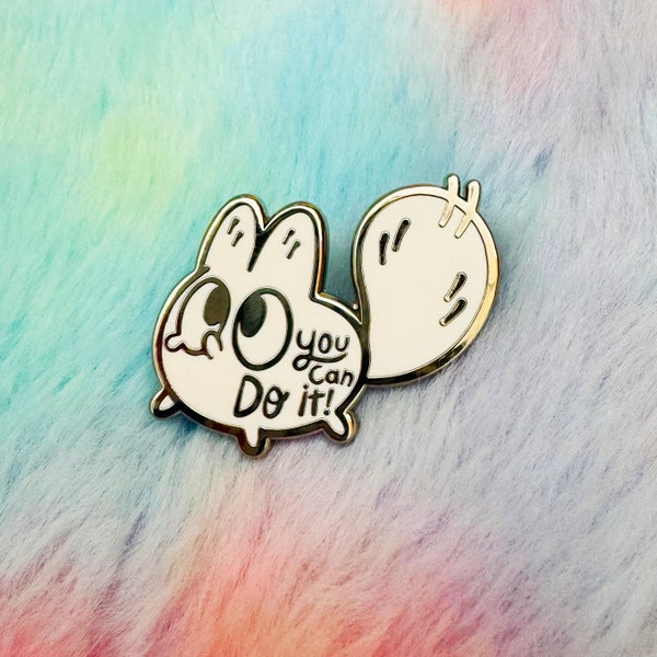 Anxiety Fox Enamel Pin: Mental Health Gift, AuDHD Awareness