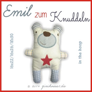 Embroidery file ITH Emil to cuddle