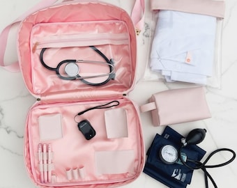 Professional Toiletry Case, Handmade Cosmetic Organizer, Made to Order Bag, Custom Travel Case