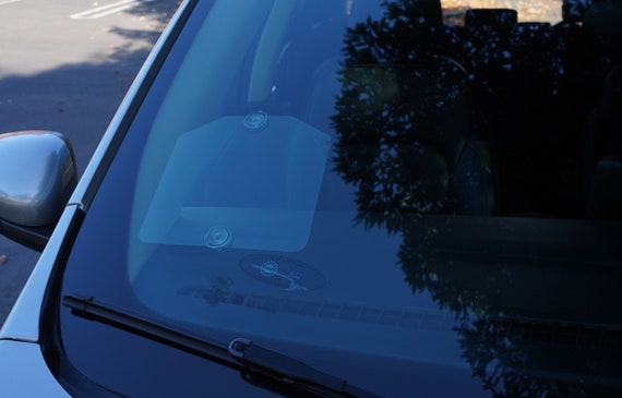 LED Light Sign Windshield For Driver, APP Shared Car, Green