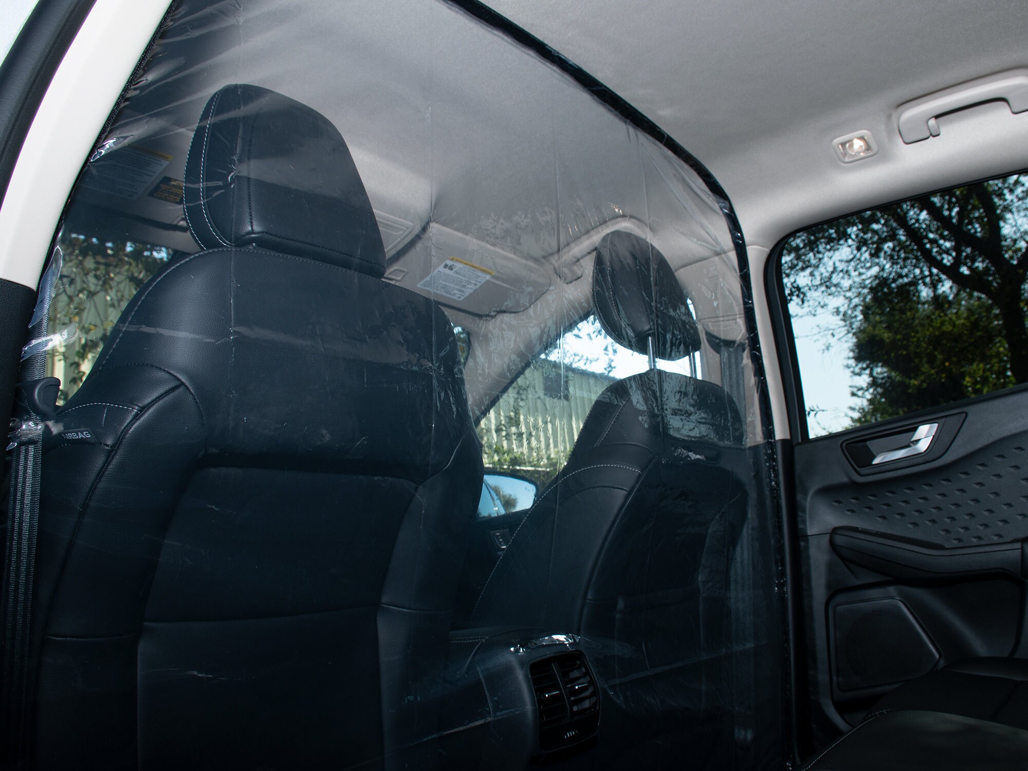 Uber Lyft Taxi Sneeze Shield, Interior Divider, Sneeze Guard