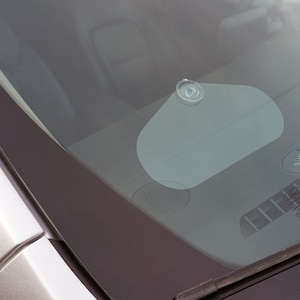Place Your Lyft Sign Here Emblem/Label/Placard Removable Holder (Pair of 2) to Place/Stick Your Lyft Emblem with powerful Suction Cup