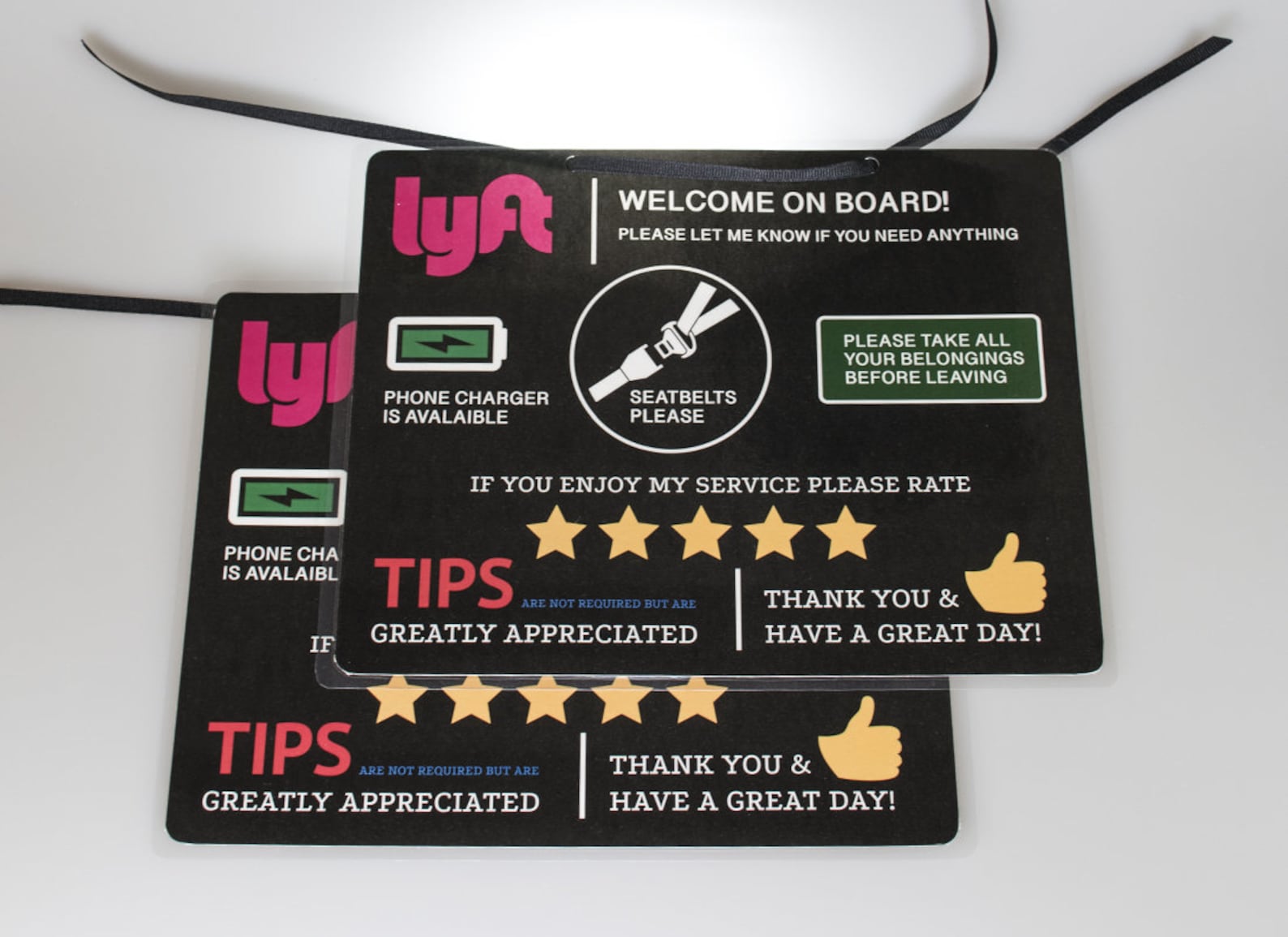 Lyft Informative Placard 2 Placards 8 5x11 Etsy lyft-informative-placard-2-placards-8-5x11-etsy